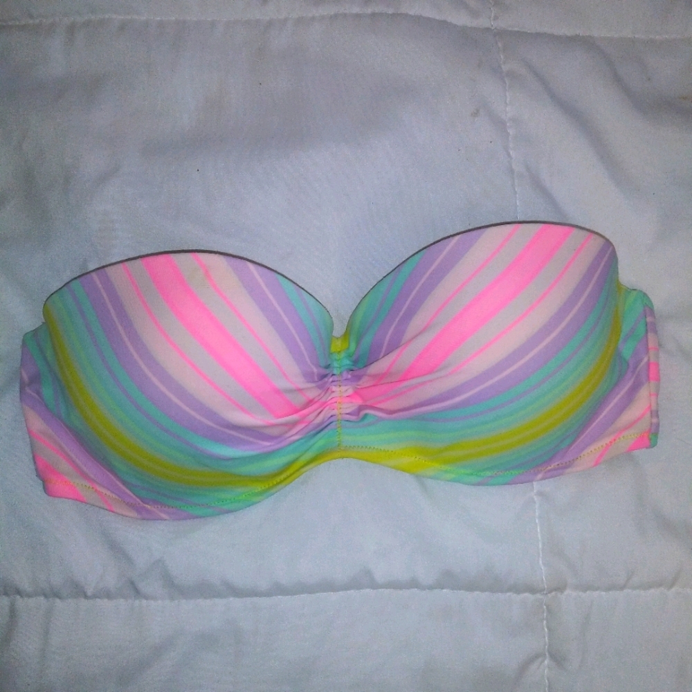 Victoria's Secret bandeau bathing suit top…